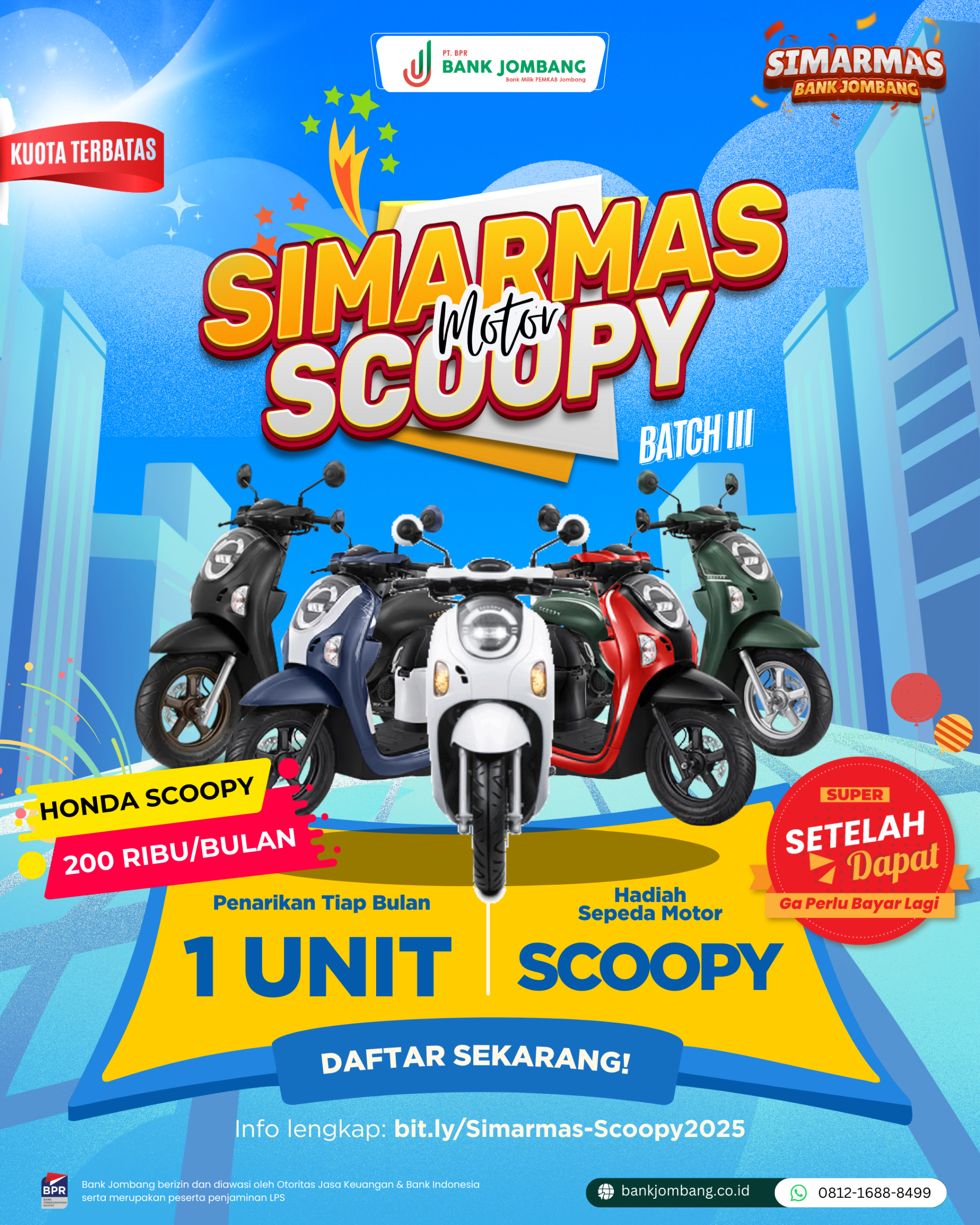 Pembukaan Simarmas Motor Scoopy Batch 3