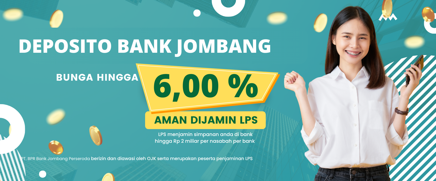 Bunga Deposito 6,00% Web Bank Jombang